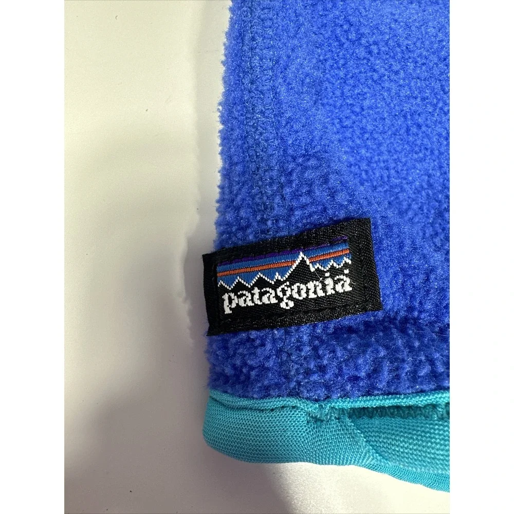 Vtg Patagonia Capilene Balaclava One Size Blue & Teal Face Warmer‎ Head Covering